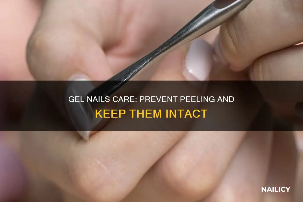 how can i stop my gel nails from peeling