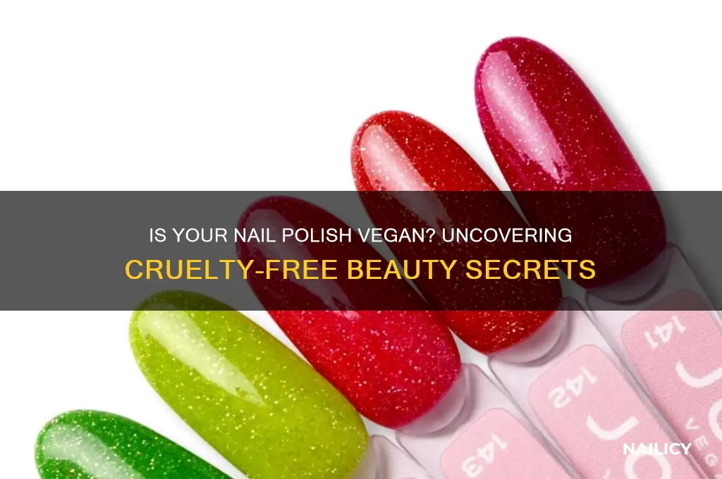 how can nail polish be vegan