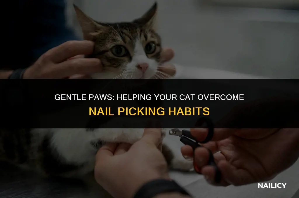 how can you get cats to stop picking their nails