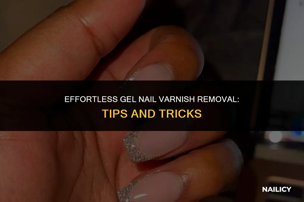 how can you get gel nail varnish off