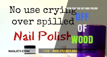 Effortless Solutions: Removing Nail Polish from Wood Surfaces