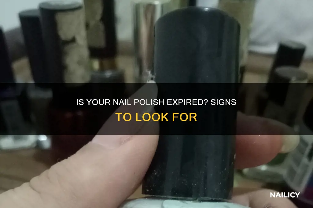how can you tell if nail polish is expired