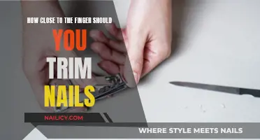Trimming Nails: How Close to the Finger is Too Close?