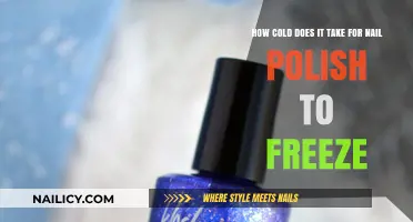 Chilling Truth: At What Temperature Does Nail Polish Freeze?