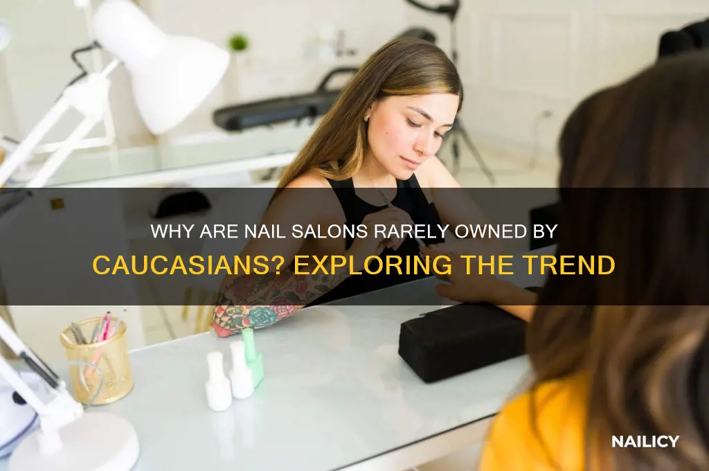 how come caucasians dont own any nail salons