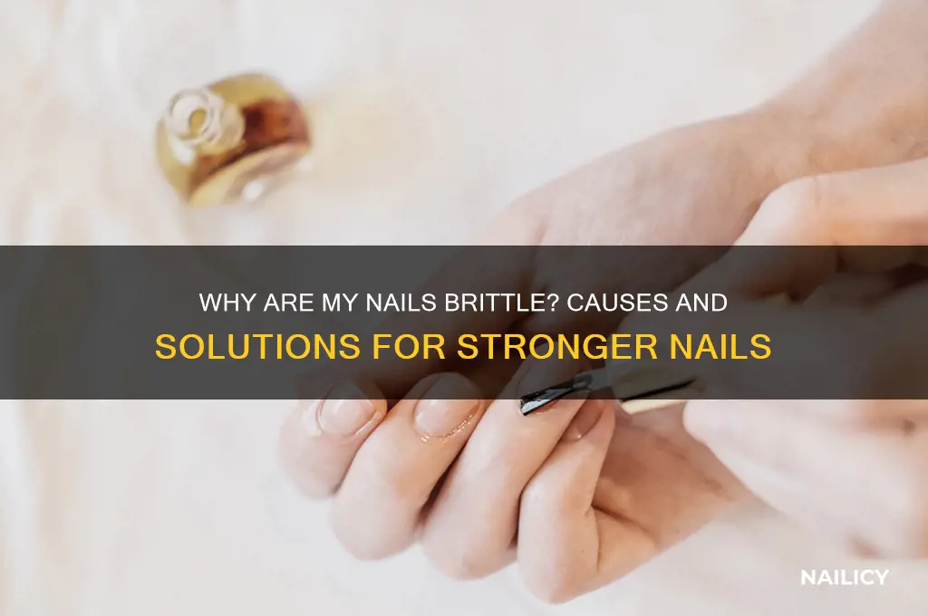 how come my to nail is brittle
