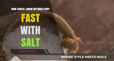 Grow Nails Fast: Soak in Salt