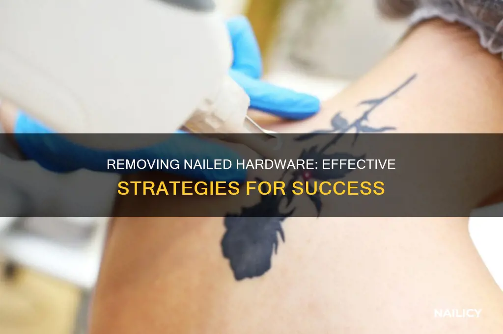 how cto remove nailed hardware