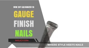 Cutting Galvanized Nails: The Right Way