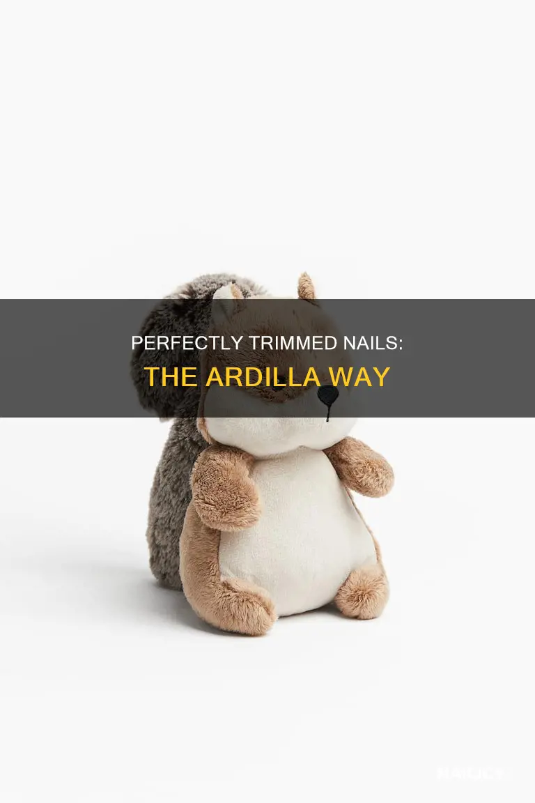 how cut nails ardilla