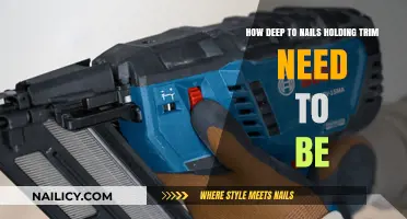Trim Installation: Nail Depth for Secure Hold