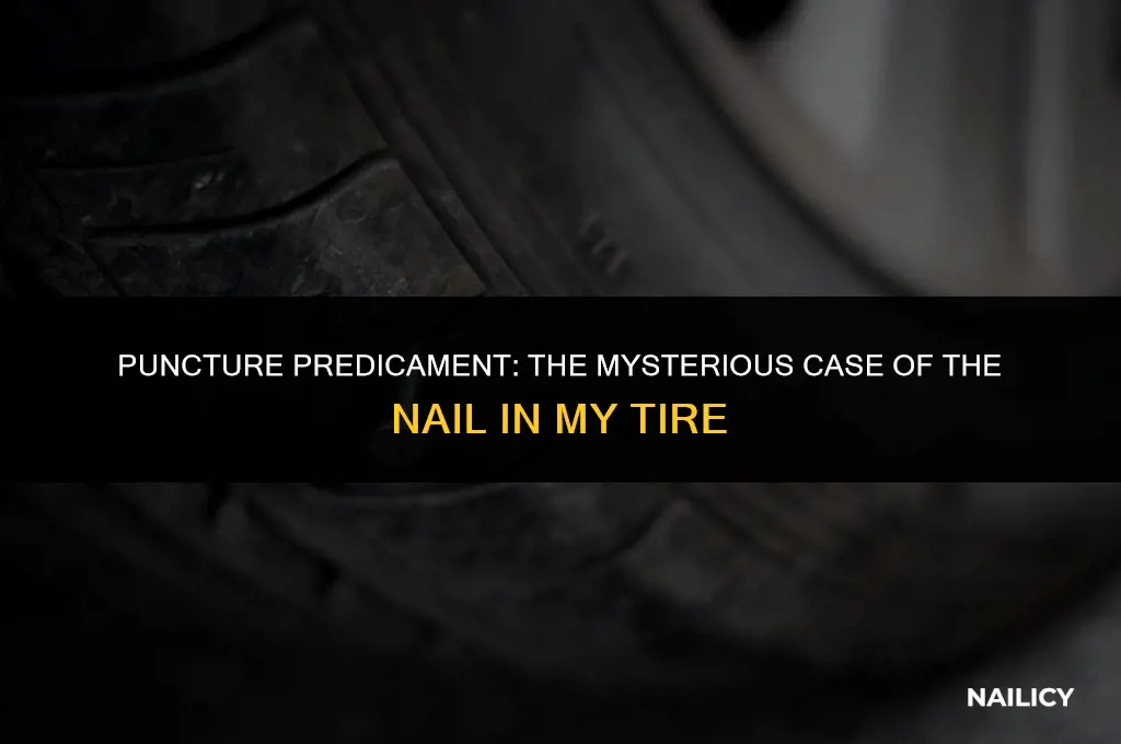 how did a nail get in my tire