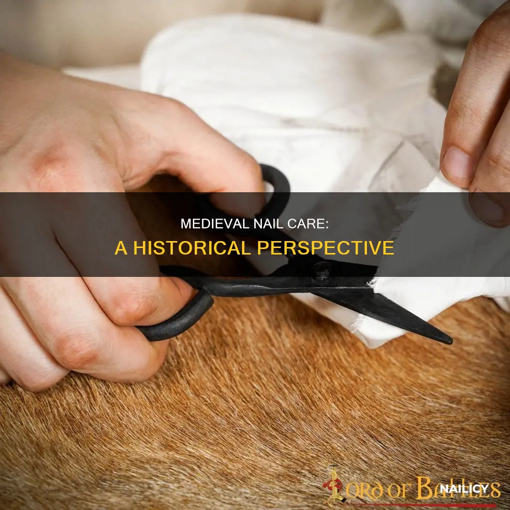 how did medieval people cut their nails