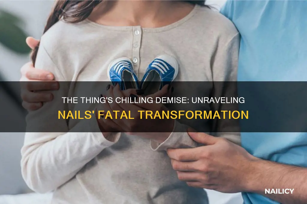 how did nails die in the thing