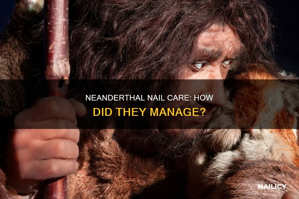 how did neanderthals cut their nails