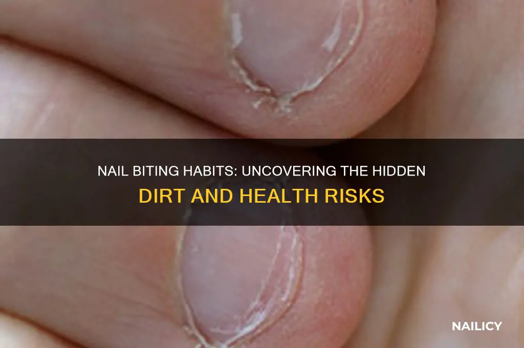 how dirty is it to bite your nails