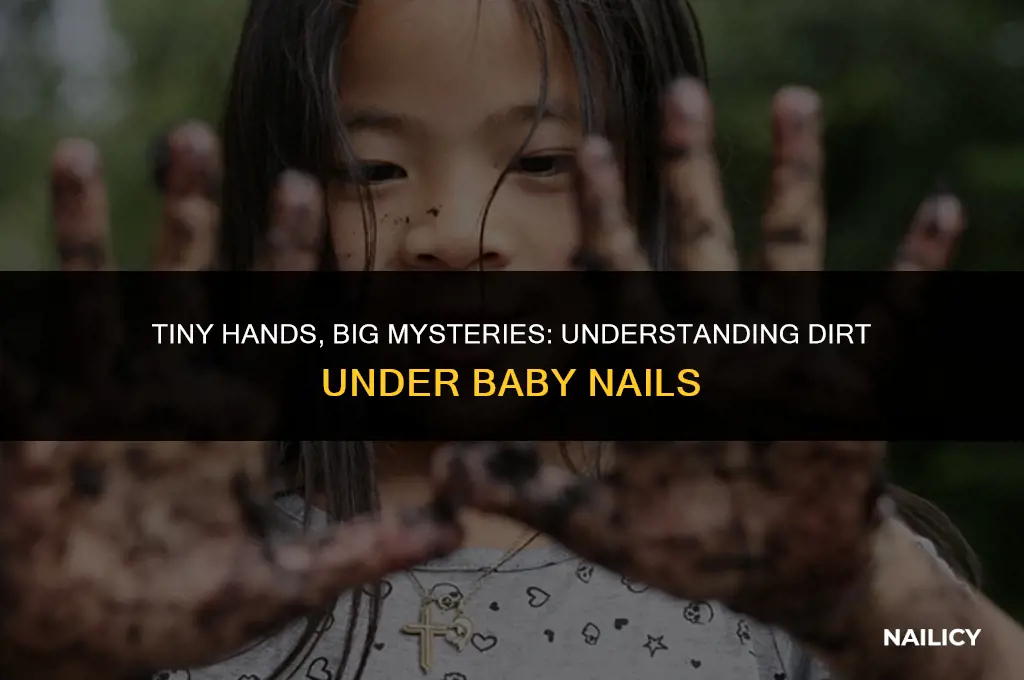 how do babies get dirt under their nails