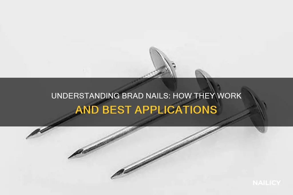 how do brad nails work