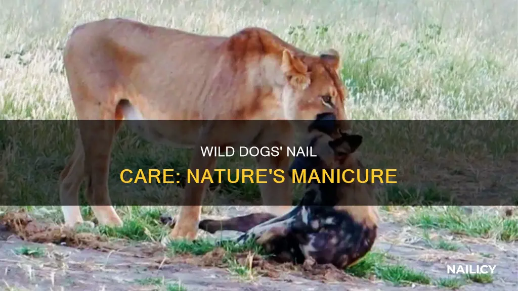 how do dogs cut their nails in the wild