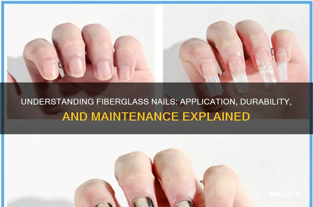 how do fiberglass nails work