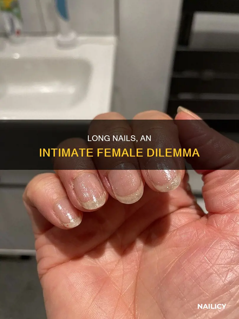 how do girls wipe their asses with long fake nails
