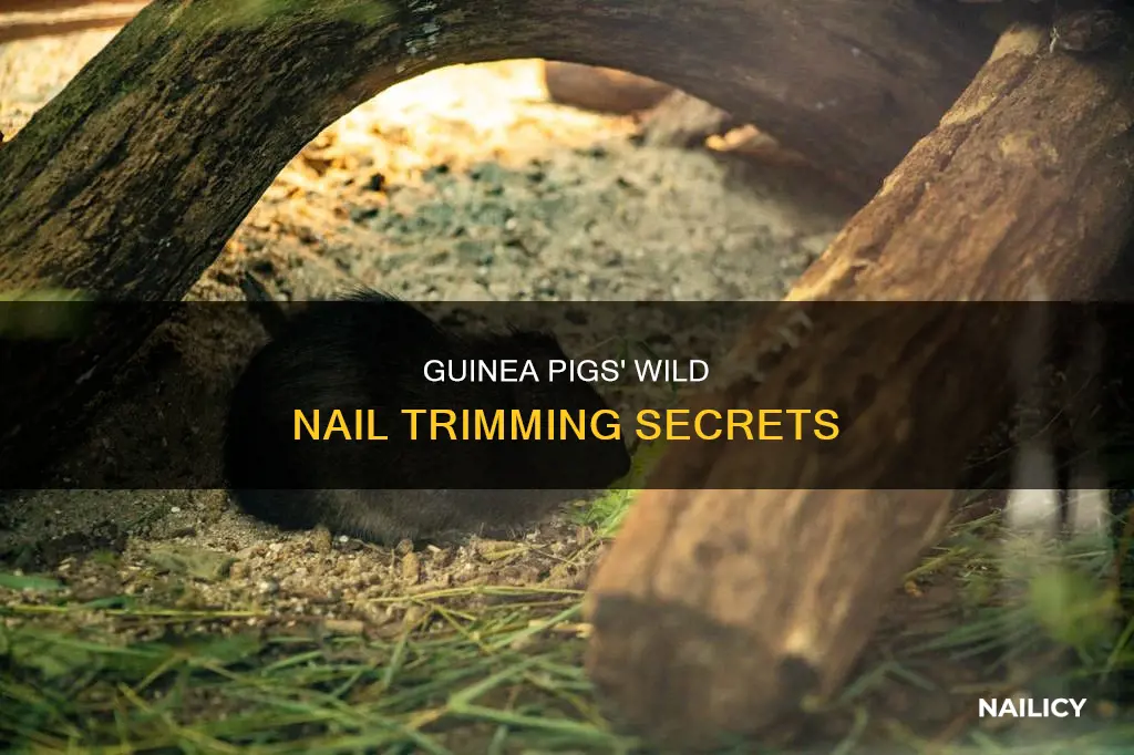 how do guinea pigs trim their nails in the wild