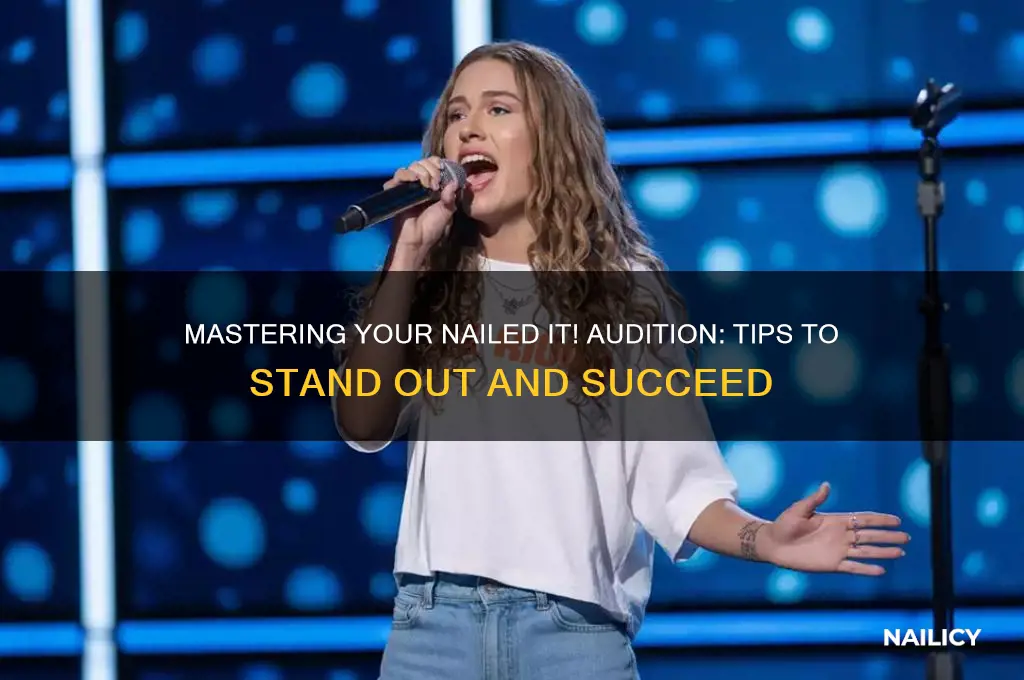 how do i audition for nailed it