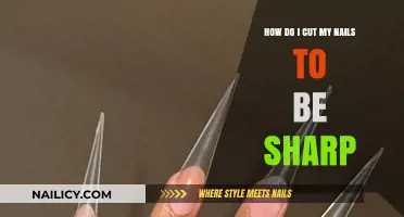 Get Sharp Nails: Trim and File for a Pointed Look