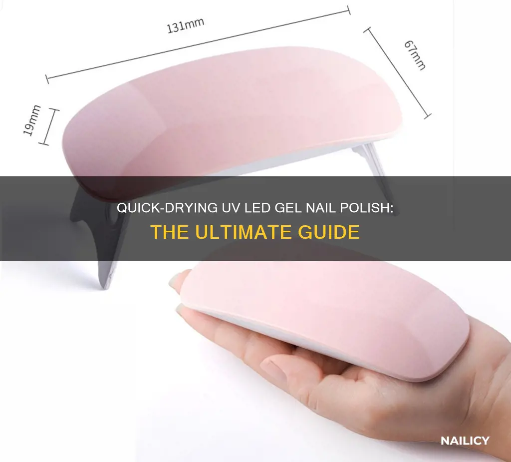 how do i dry uv led gel nail polish
