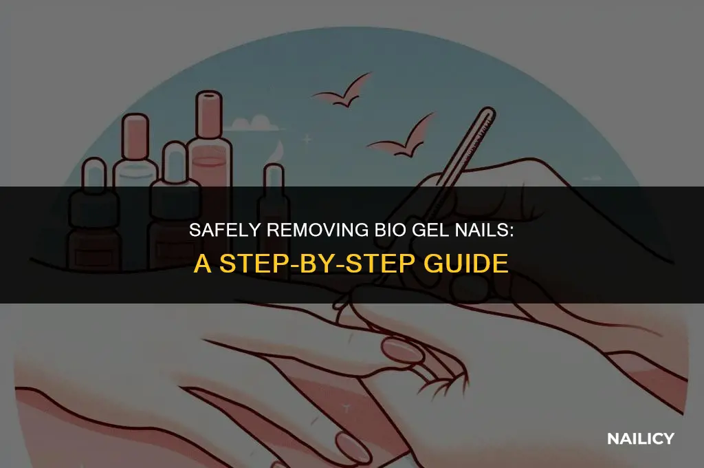 how do i get bio gel nails off