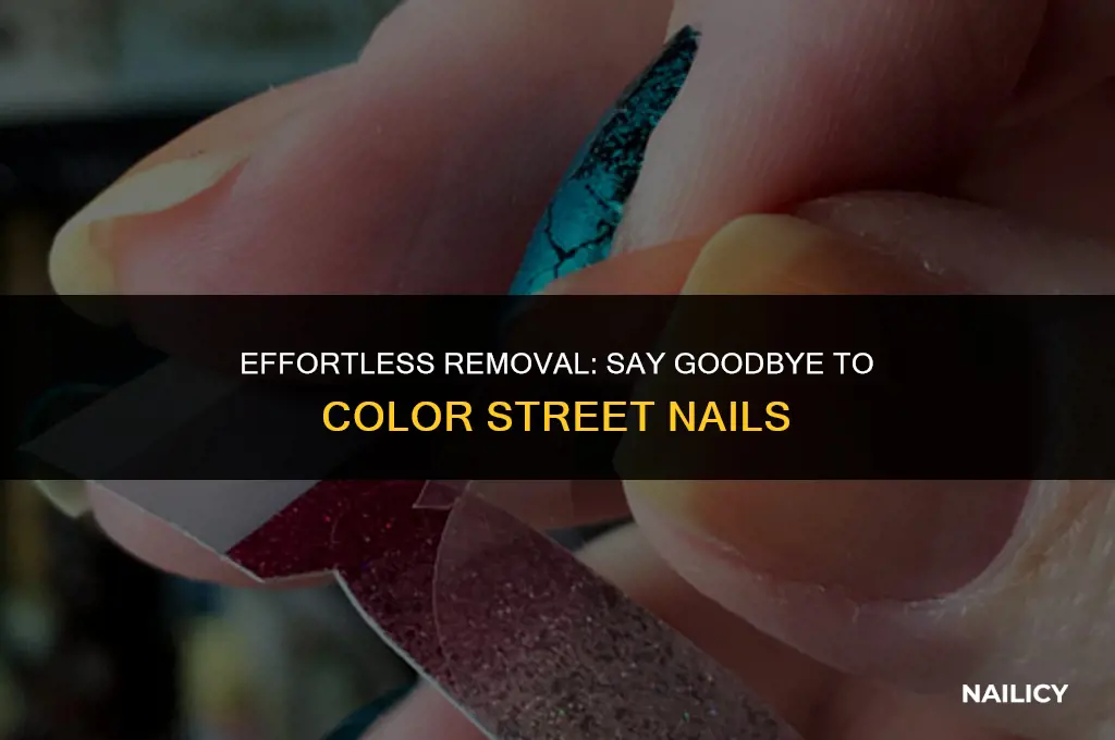 how do i get color street nails off