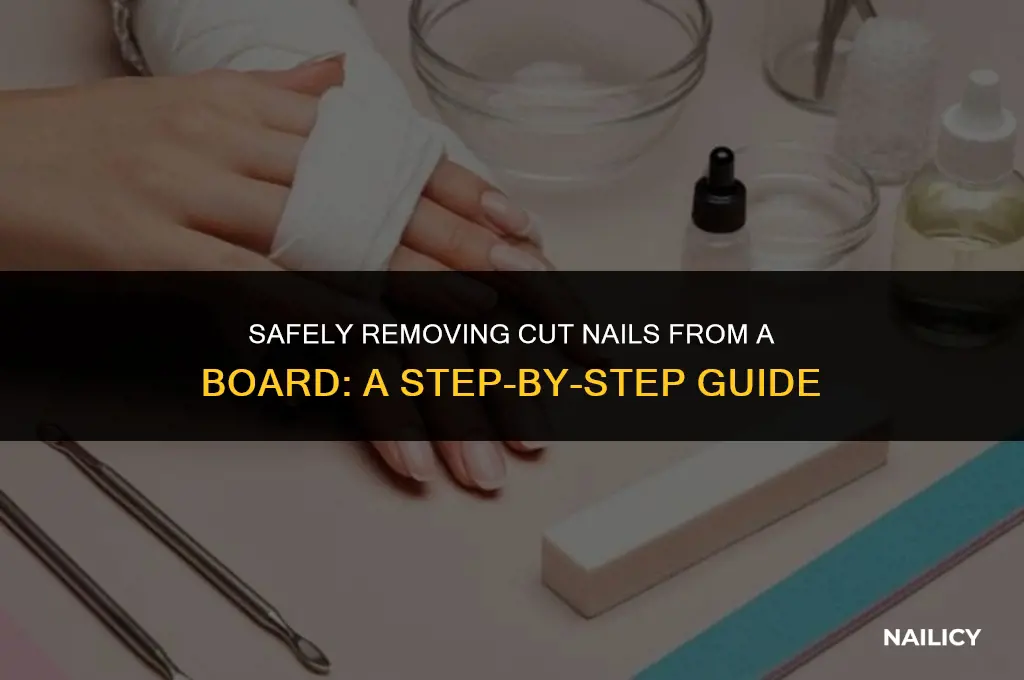 how do i get cut nails out of a board