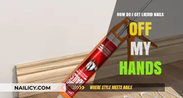 Effortless Removal: How to Get Liquid Nails Off Your Hands