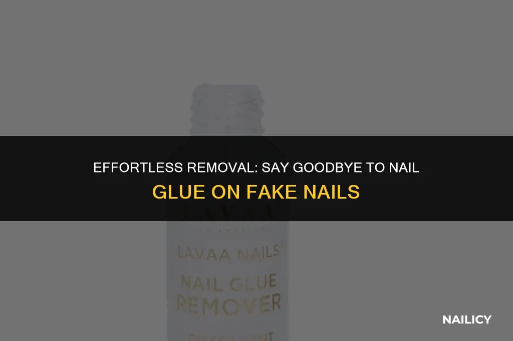 how do i get nail glue off my fake nails