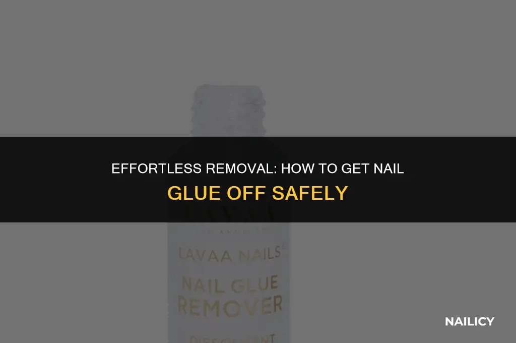 how do i get nail glue off