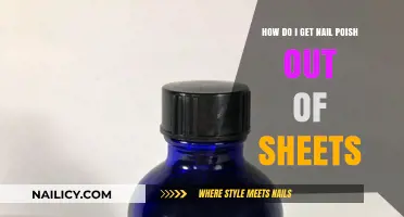 Effortless Solutions: Removing Nail Polish from Sheets