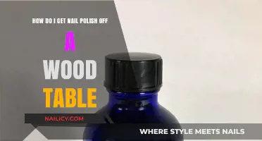 Effortless Nail Polish Removal from Wood Tables: A DIY Guide