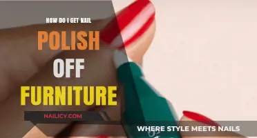 Effortless Solutions: Removing Nail Polish from Furniture
