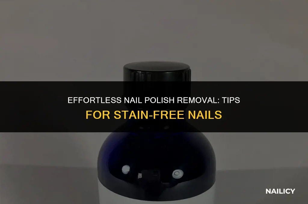 how do i get nail polish stains off my nails