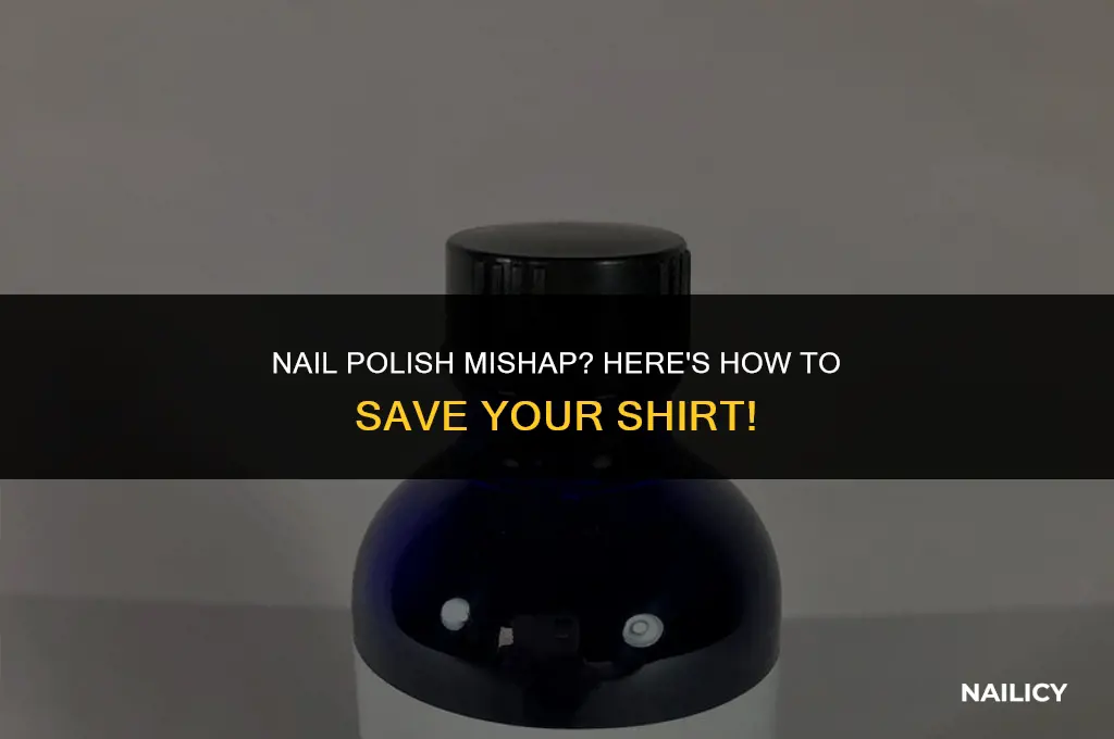 how do i get nail polosh out of my shirt