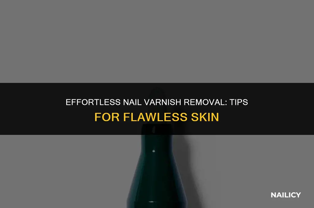 how do i get nail varnish off my skin