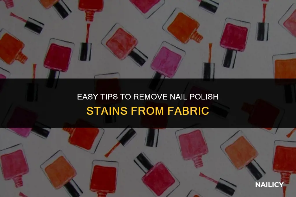 how do i get nail varnish out of fabric