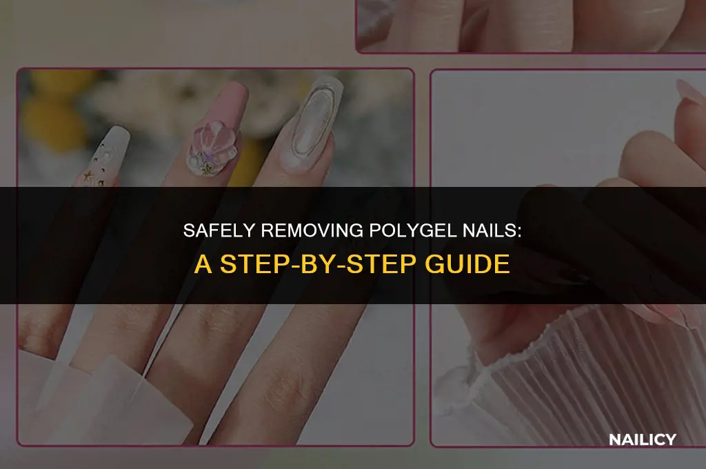 how do i get polygel nails off