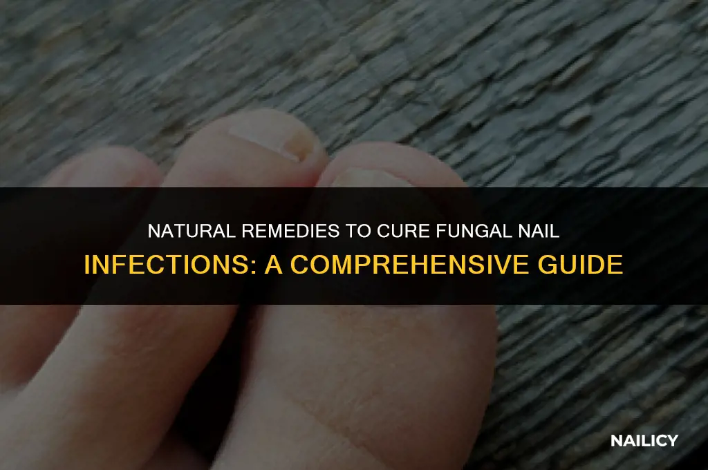 how do i get rid of fungal nail infection naturally