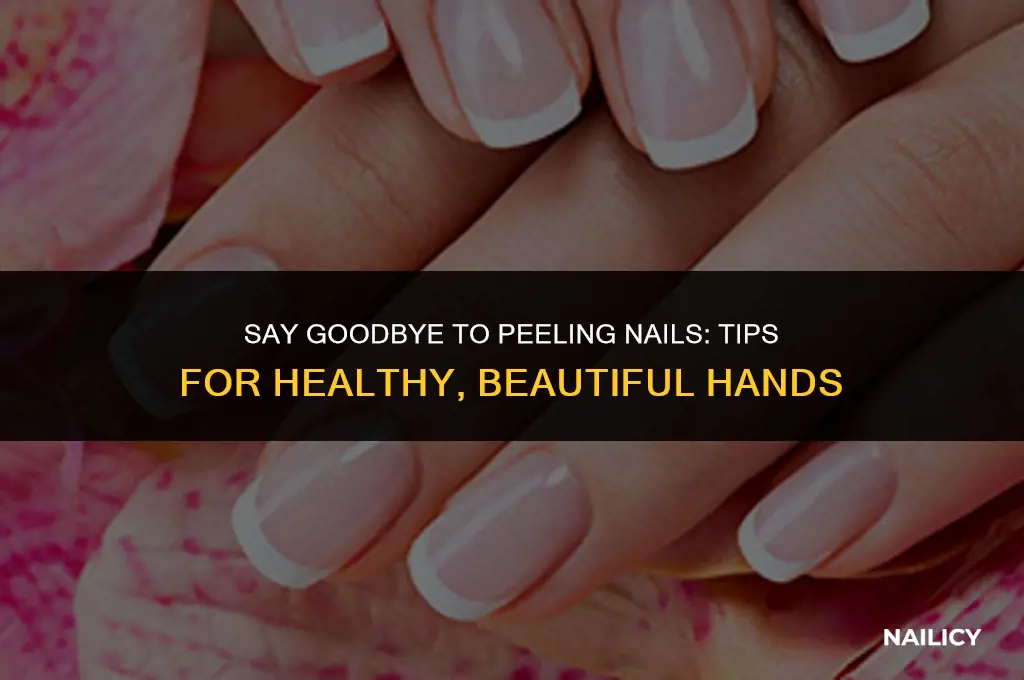 how do i get rid of peeling nails