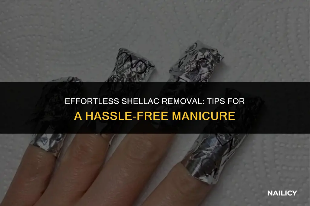 how do i get rid of shellac nail polish