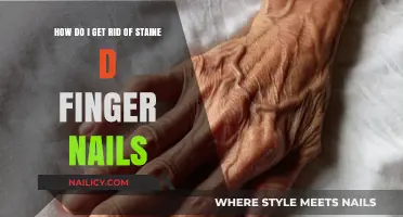 Banish Stained Fingernails: A Comprehensive Guide to Clean and Healthy Nails