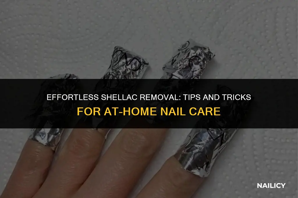how do i get shellac nails off
