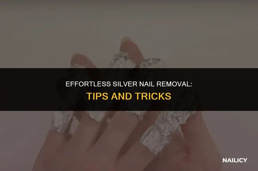 how do i get silver off my nails