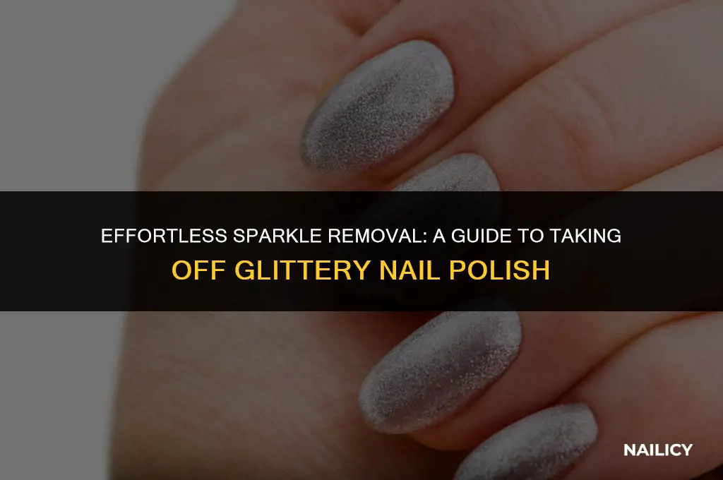 how do i get sparkly nail polish off